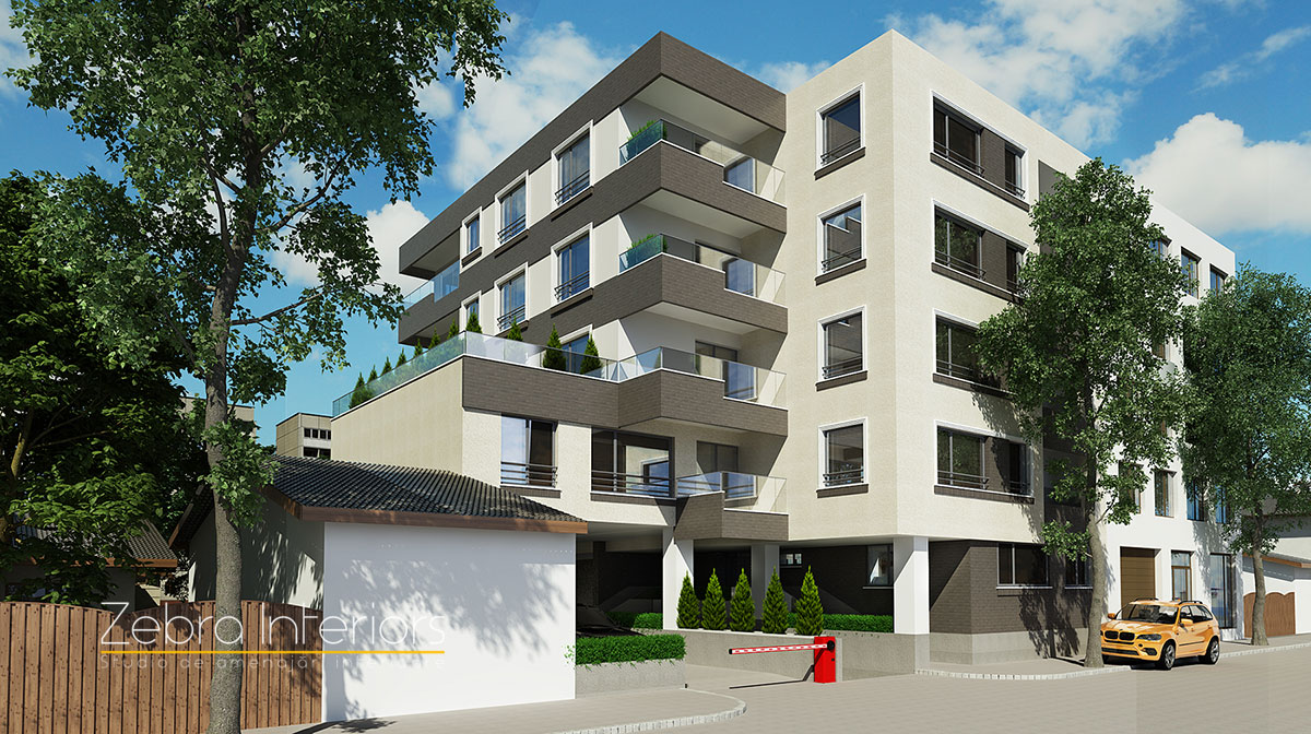 Design fatade bloc Grivita